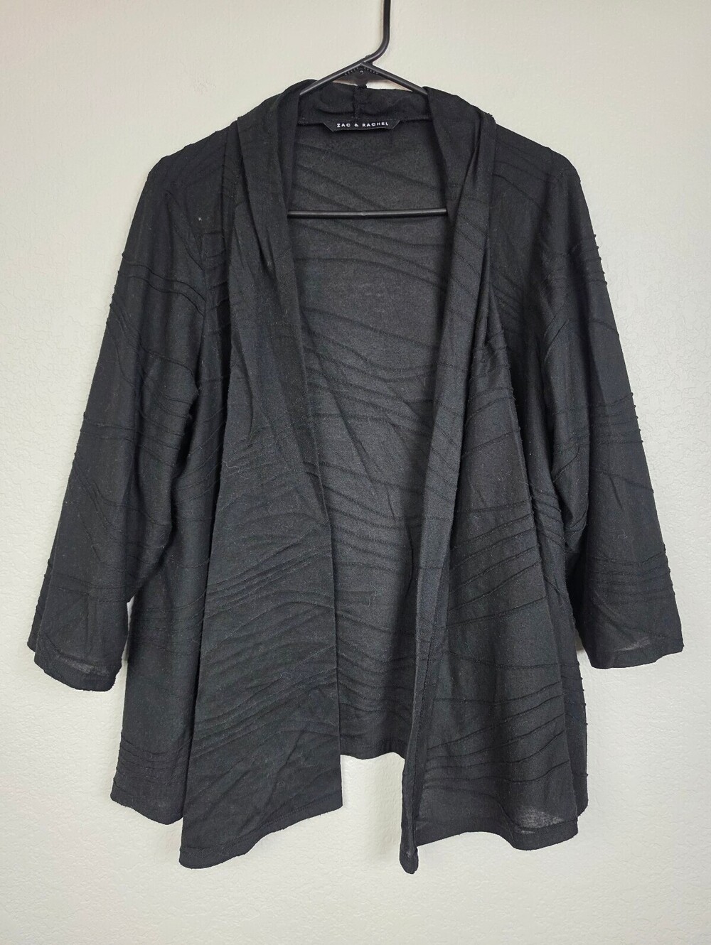 Zac & Rachel Black XL Cardigan Sweater